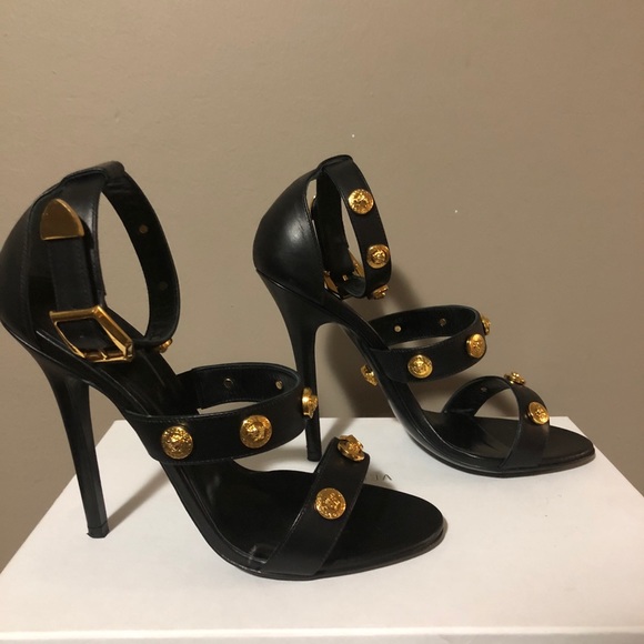 SOLD ‼️VERSACE Signature Medusa High Heel Sandal - Picture 3 of 7